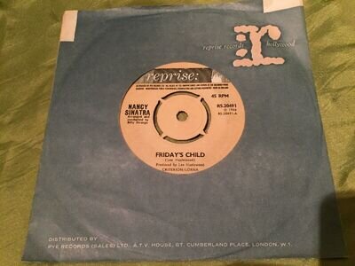 NANCY SINATRA Friday's Child REPRISE RECORDS 1966 UK 7" VG