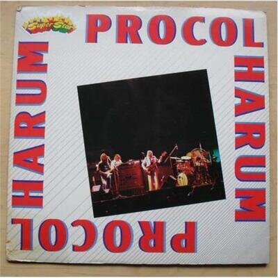 PROCOL HARUM SUPER STAR LP 1982 COMPILATION IN BOOKLET COVER (SOME STAINING ON C