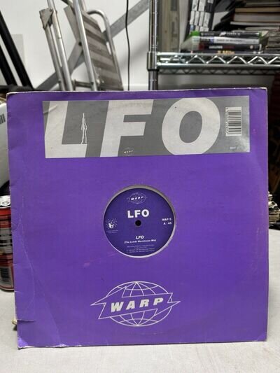 LFO – LFO (12″, Pur) Warp Records – WAP 5 Outer Rhythm – WAP 5 1990 Bleep Techno