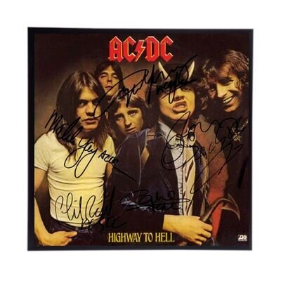 AC/DC Autographed Album Cover Replicas/Framed/Price negotiable/Make an offer.