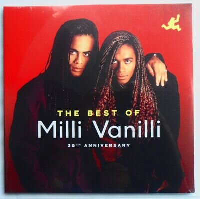 MILLI VANILLI - THE BEST OF 35TH ANNIVERSARY 2xLP CREAM VINYL NEW - SLV SCUFFING