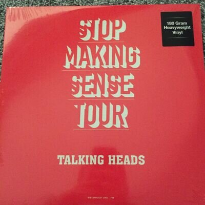 TALKING HEADS 'STOP MAKING SENSE TOUR' 2 X 180 COLOURED VINYL LP - NEW / SEALED