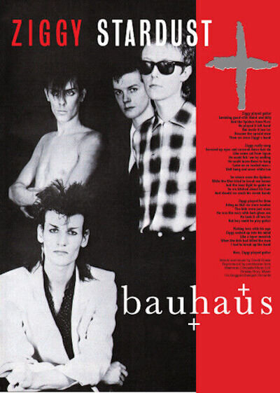 BAUHAUS BAND - ZIGGY STARDUST - PROMO POSTER - A2