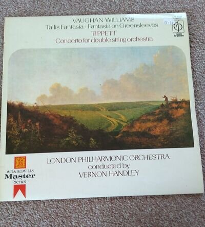 Vaughn Williams - M Tippet - London Philharmonic LP vinyl. Concerto. Fantasia
