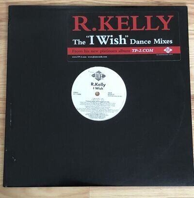 R Kelly - The 'I Wish' Dance Mixes 12" vinyl single, Jive, 2000, Promotional Use