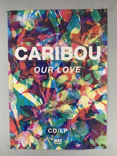 Caribou Dan Snaith Poster Original City Slang Record Store Promo Our Love 2014