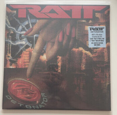 RATT Detonator Vinyl LP (Red) NEW & SEALED Limited Edition