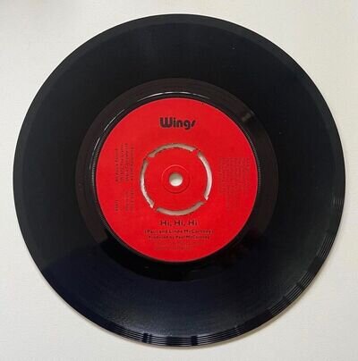 Wings Hi Hi Hi / C Moon Vinyl 45. Excellent Condition. Original Sleeve.