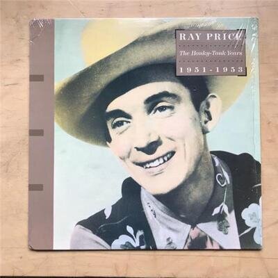 RAY PRICE HONKY-TONK YEARS 1951-1953 LP 1986 COMPILATION - NICE COPY - LIGHT COR