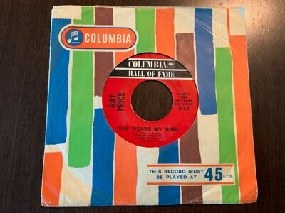 Ray Price - She Wears My Ring (7", Single) (Unplayed?)