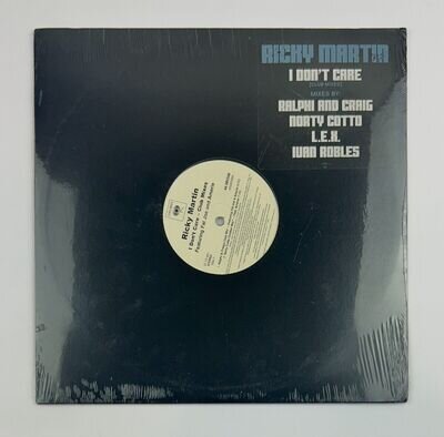 Ricky Martin - I Don't Care (Club Mixes) 2005 12” Factory Sealed Vinyl Record
