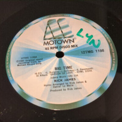 Rick James - Big Time - 12" Vinyl - Motown - 12TMG1198