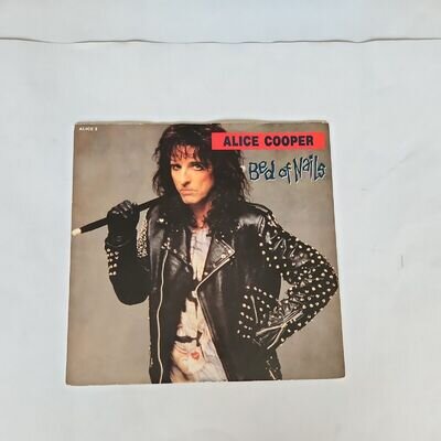 ALICE COOPER BED OF NAILS + SLEEVE EXCELLENT AUDIO 7" SINGLE