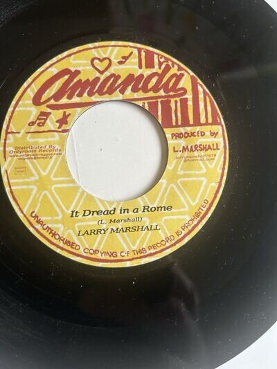 Larry Marshall - it dread in a Rome - Amanda - reggae/Roots