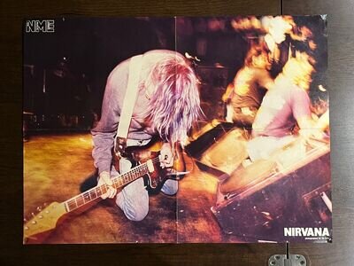 Iconic Vintage 80s/90s NME Nirvana poster 58x42cm