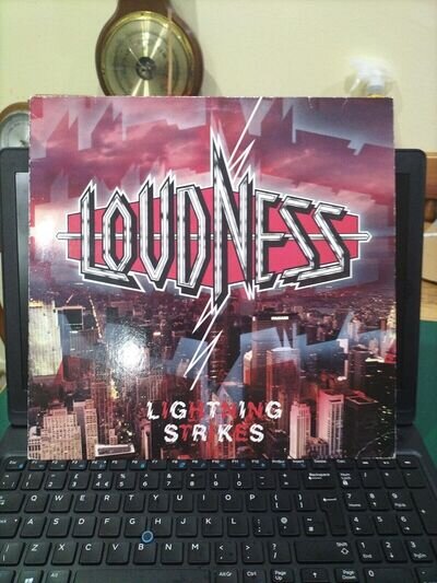 Loudness Lighting Strikes Vinyl Record 1986 EU ATCO 790 512-1 A2B2 NR Mint/Ex