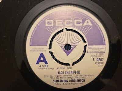 RGM-SCREAMING LORD SUTCH-JACK THE RIPPER/IM A HOG FOR YOU-UK DECCA DEMO R.I. NM!