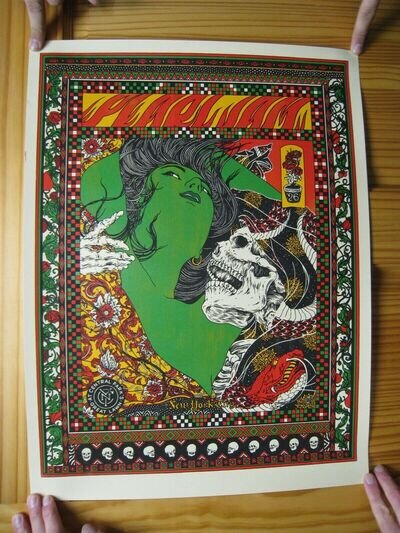 Pearl Jam Poster Silk Screen New York City September 26 2015