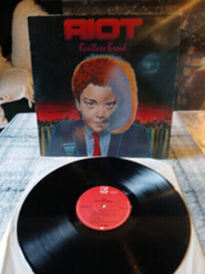 RIOT RESTLESS BREED Original Electra. Vinyl Excellent. Play Tested.