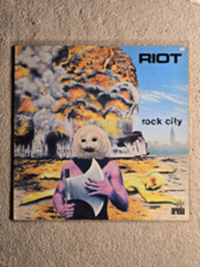 Riot - Rock City 1978 UK Vinyl LP Album 🔵Ultrasonically Cleaned🔵 (ARL 5007)