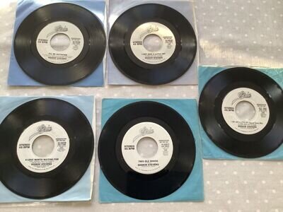 shakin stevens very rare set of 5 USA dj promos inclueding cry just dance mix