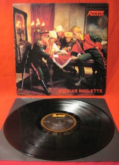Accept - Russian Roulette LP. 12" Vinyl A1/B1 UK 1986 - Rock/Metal