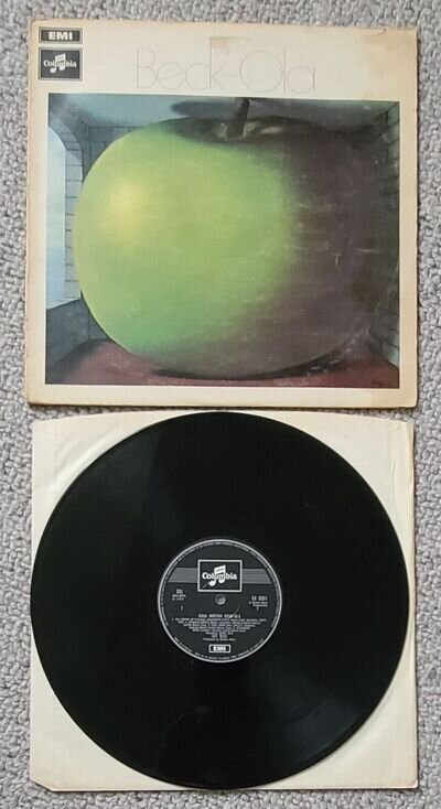 JEFF BECK-BECK-OLA-ORIGINAL UK ISSUE LP ON COLUMBIA/EMI RECORDS-1969-MED/GOOD