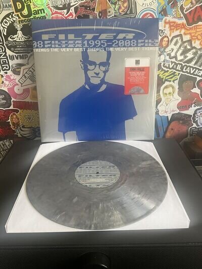 FILTER The Very Best Things 1995-2008 VG++ 2LP MERCURY SWIRL VINYL W/HYPE RSD