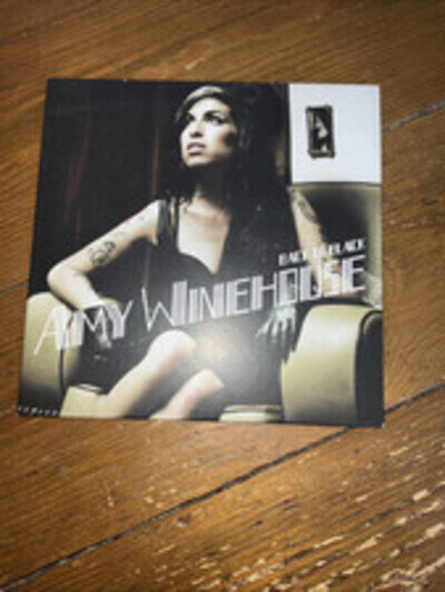 Amy Winehouse Back To Black clear vinyl record 7" single 2024