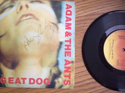 adam and the ants dog eat dog. 7 Inch Signed Marco & Adam Vinyl