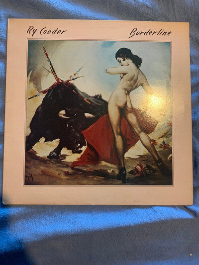 Borderline by Ry Cooder original 1980 sleeve VGC vinyl very good fully playable