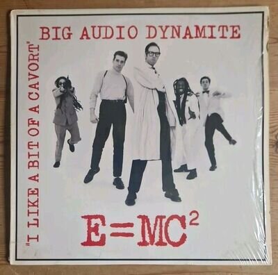 Big Audio Dynamite E=MC2 US Press 33rpm 12" Vinyl Columbia Records 44-05909 1986