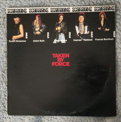 Scorpions/Taken By Force/Vinyl LP/1978 Orange RCA/PL 28309