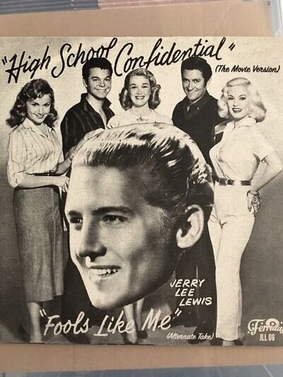 Jerry Lee Lewis - High School Confidential- Movie version - Rockabilly 45