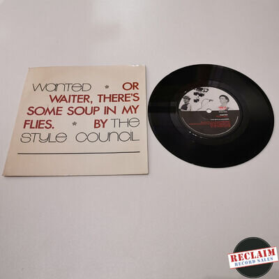 the style council wanted 7" vinyl record very good condition