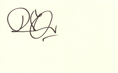 Robert plant Autograph 2006