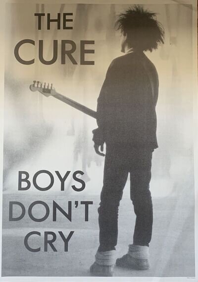 The Cure Boys Don’t Cry Original 1979 UK Import Poster 24 X 34