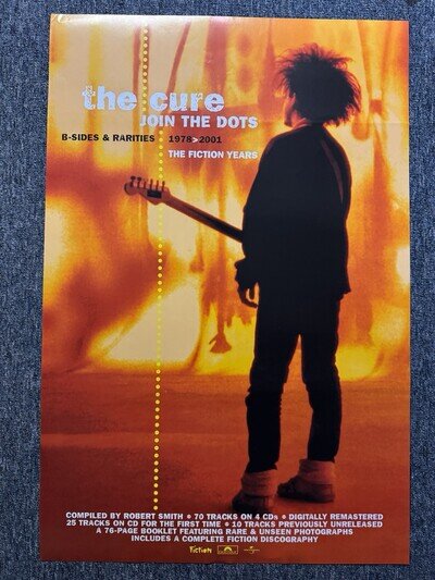 RARE ORIG 76x51cm LARGE BILLBOARD POSTER - THE CURE “JOIN THE DOTS” 2004
