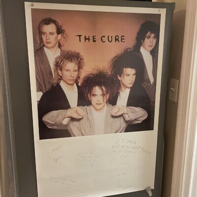 1986 THE CURE Gothic Rock Band 23.5" x 36" Poster Robert Smith Simon