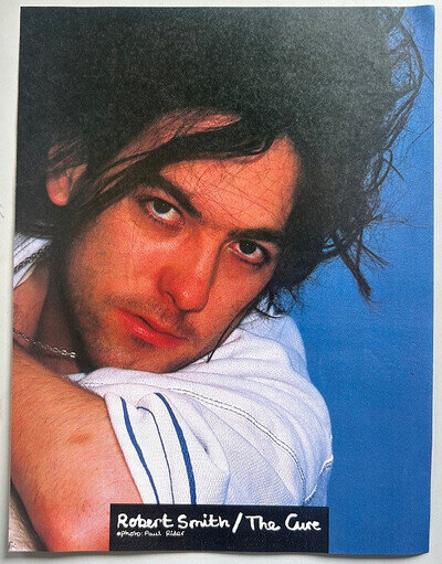 ROBERT SMITH / THE CURE - 1986 full page UK magazine poster