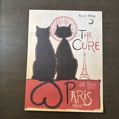 The Cure - Official Lost World Tour Poster 2022 Paris Accor Arena