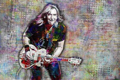 Joe Walsh Of The Eagles 20x30in Poster The Eagles Joe Walsh Print Free Shipping