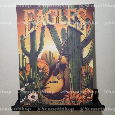 Eagles Poster Sept 5 & 6, 2025 (18 x 24) Sphere Las Vegas