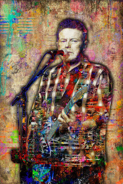 Don Henley Poster, Don Henley of the Eagles Art, Don Henley EAGLES Free Shipping