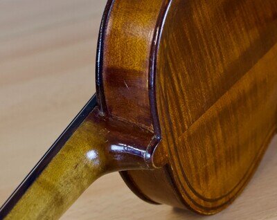 old vintage violin geige viola cello fiddle labeled MAGGINI Nr. 261