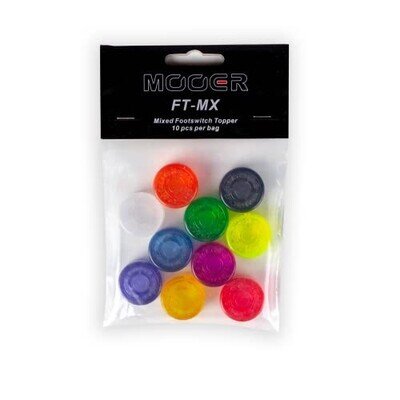 Candy Footswitch Toppers Colorful Footswitch Toppers 10pcs 10 colors Mixed FT