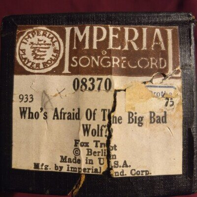 Original Imperial "Who's Afraid Of The Big Bad Wolf?" with upbeat arrangement