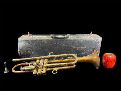 Vintage York Trumpet Feather Touch Master NO MOUTH PIECE For Parts or Repair