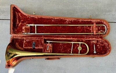 Buescher Custom Aristocrat (Model 414) Bb Tenor Trombone - Vintage 1950's - NICE