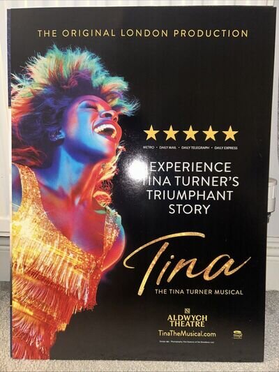 TINA TURNER THE MUSICAL LONDON - USED & RARE!